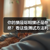 你的猫是聪明猫还是憨憨?看这些测试方法判断智商高低(图2) 你的猫是聪明猫还是憨憨?看这些测试方法判断智商高低(图2)