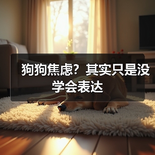 狗狗焦虑?其实只是没学会表达(图4) 狗狗焦虑?其实只是没学会表达(图4)