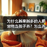 为什么越来越多的人把宠物当孩子养？怎么养才对？