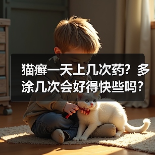 猫癣一天上几次药？多涂几次会好得快些吗？