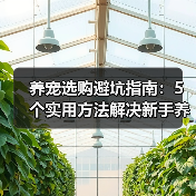 养宠选购避坑指南：5个实用方法解决新手养护难题（图4）