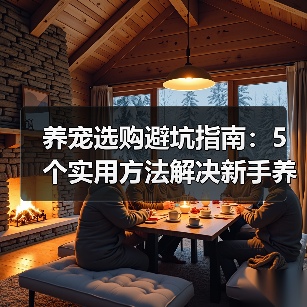 养宠选购避坑指南：5个实用方法解决新手养护难题（图3）