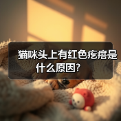 猫咪头上有红色疙瘩是什么原因？