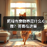 把鸡当宠物养是什么心理？答案在这里