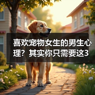 喜欢宠物女生的男生心理?其实你只需要这3步(图4) 喜欢宠物女生的男生心理?其实你只需要这3步(图4)