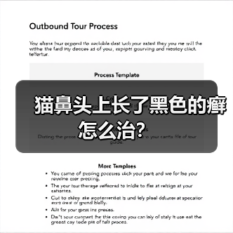 猫鼻头上长了黑色的癣怎么治?(图1) 猫鼻头上长了黑色的癣怎么治?(图1)