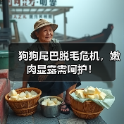 狗狗尾巴脱毛危机,嫩肉显露需呵护!(图3) 狗狗尾巴脱毛危机,嫩肉显露需呵护!(图3)