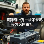 狗狗身上秃一块不长毛是怎么回事?(图2) 狗狗身上秃一块不长毛是怎么回事?(图2)
