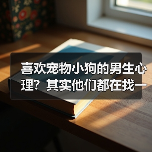 喜欢宠物小狗的男生心理?其实他们都在找一种陪伴(图4) 喜欢宠物小狗的男生心理?其实他们都在找一种陪伴(图4)