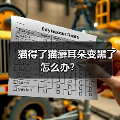 猫得了猫癣耳朵变黑了怎么办？（图1）