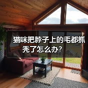 猫咪把脖子上的毛都抓秃了怎么办？