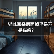 猫咪耳朵后面掉毛是不是猫癣?(图2) 猫咪耳朵后面掉毛是不是猫癣?(图2)