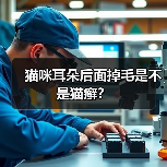 猫咪耳朵后面掉毛是不是猫癣?(图4) 猫咪耳朵后面掉毛是不是猫癣?(图4)