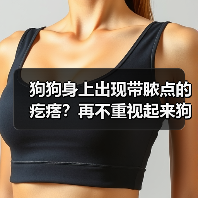 狗狗身上出现带脓点的疙瘩？再不重视起来狗狗可能会烂肉