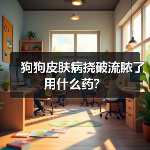 狗狗皮肤病挠破流脓了用什么药?(图4) 狗狗皮肤病挠破流脓了用什么药?(图4)