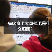猫咪身上大量掉毛是什么原因？
