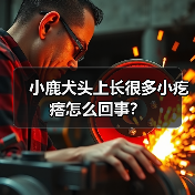 小鹿犬头上长很多小疙瘩怎么回事?(图2) 小鹿犬头上长很多小疙瘩怎么回事?(图2)