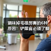 猫咪掉毛很厉害的6种原因！铲屎官必须了解！