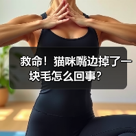 救命!猫咪嘴边掉了一块毛怎么回事?(图3) 救命!猫咪嘴边掉了一块毛怎么回事?(图3)