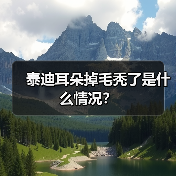 泰迪耳朵掉毛秃了是什么情况？（图4）