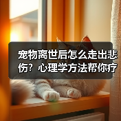 宠物离世后怎么走出悲伤?心理学方法帮你疗愈(图2) 宠物离世后怎么走出悲伤?心理学方法帮你疗愈(图2)