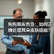 狗狗耳疾告急：如何正确处理耳朵皮肤结痂？（图1）