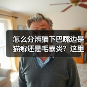 怎么分辨猫下巴嘴边是猫癣还是毛囊炎?这里有对照图!(图4) 怎么分辨猫下巴嘴边是猫癣还是毛囊炎?这里有对照图!(图4)