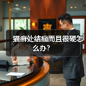 猫癣处结痂而且很硬怎么办？