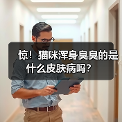 惊!猫咪浑身臭臭的是什么皮肤病吗?(图1) 惊!猫咪浑身臭臭的是什么皮肤病吗?(图1)