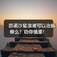 恩诺沙星溶液可以治猫癣么?劝你慎重!(图4) 恩诺沙星溶液可以治猫癣么?劝你慎重!(图4)