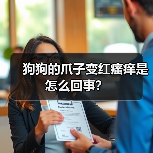 狗狗的爪子变红瘙痒是怎么回事？