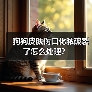 狗狗皮肤伤口化脓破裂了怎么处理？
