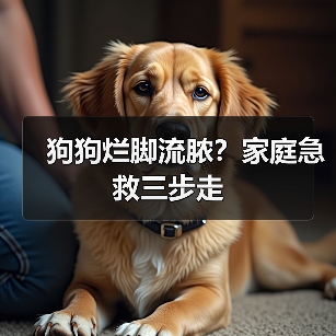 狗狗烂脚流脓？家庭急救三步走
