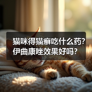 猫咪得猫癣吃什么药？伊曲康唑效果好吗？