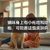 猫咪身上有小疙瘩和结痂，可能是这些皮肤病在作怪！
