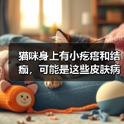 猫咪身上有小疙瘩和结痂,可能是这些皮肤病在作怪!(图3) 猫咪身上有小疙瘩和结痂,可能是这些皮肤病在作怪!(图3)