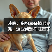 注意：狗狗耳朵掉毛变秃，这些问题你注意了吗？