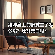 猫咪身上的癣发黑了怎么治？还能变白吗？（图2）