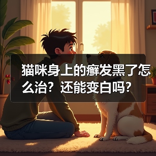 猫咪身上的癣发黑了怎么治？还能变白吗？（图4）