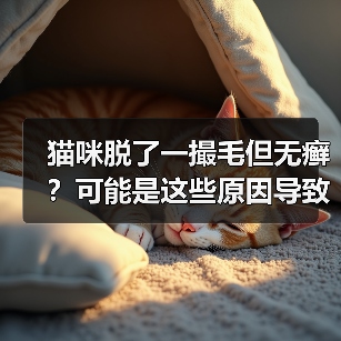 猫咪脱了一撮毛但无癣？可能是这些原因导致的！