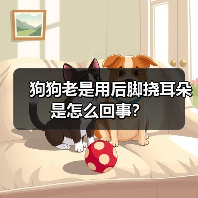 狗狗老是用后脚挠耳朵是怎么回事？（图2）
