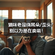 猫咪老是挠耳朵/歪头?别以为是在卖萌!(图4) 猫咪老是挠耳朵/歪头?别以为是在卖萌!(图4)