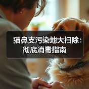 猫鼻支污染地大扫除：彻底消毒指南
