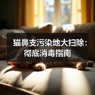 猫鼻支污染地大扫除:彻底消毒指南(图2) 猫鼻支污染地大扫除:彻底消毒指南(图2)