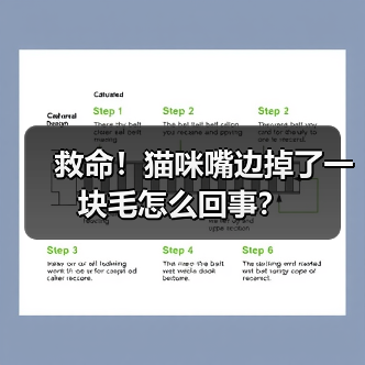 救命!猫咪嘴边掉了一块毛怎么回事?(图1) 救命!猫咪嘴边掉了一块毛怎么回事?(图1)