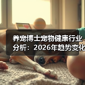 养宠博士宠物健康行业分析：2026年趋势变化与实用指南（图2）