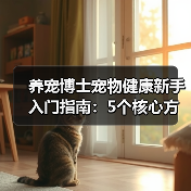 养宠博士宠物健康新手入门指南:5个核心方法避坑(图4) 养宠博士宠物健康新手入门指南:5个核心方法避坑(图4)