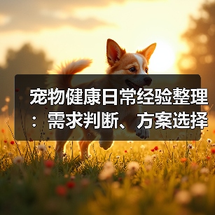 宠物健康日常经验整理:需求判断、方案选择与避坑建议(图3) 宠物健康日常经验整理:需求判断、方案选择与避坑建议(图3)