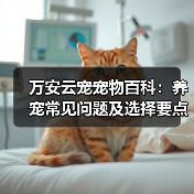 万安云宠宠物百科：养宠常见问题及选择要点，新手必看（图1）