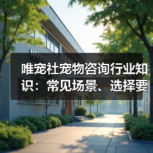 唯宠社宠物咨询行业知识：常见场景、选择要点与注意事项（图4）